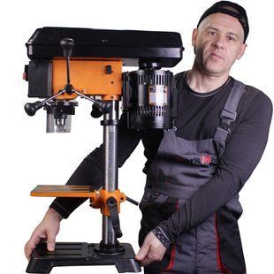 Свердлильний верстат WorkMan DP10VL2 з плавним регулюванням швидкості 42520(Безкоштовна доставка) 42520 фото