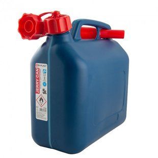 Каністра Bi-Plast пластикова HDPE для палива 5л з лійкою BP-305 фото