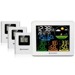 Метеостанція Bresser Colour Weather Station with 3 Sensors (9600028/13452) 932127 фото