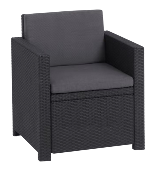 Комплект садових меблів Keter Monaco set, сірий 8711245128177 фото