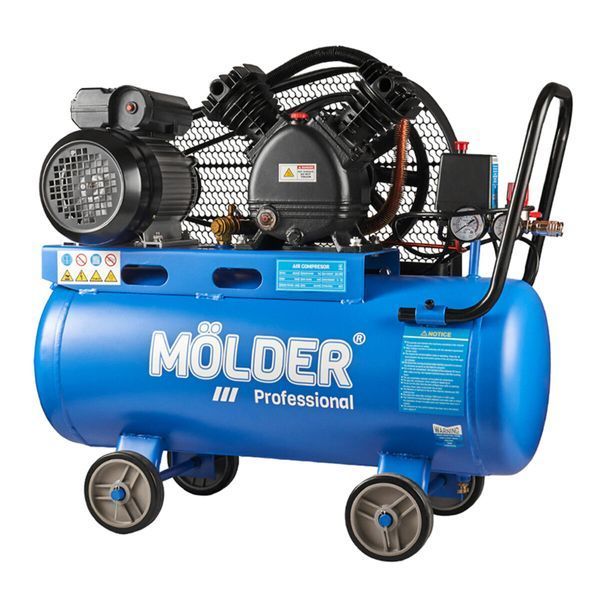 Компресор повітряний Molder з ресівером 50л, 202л/хв, 1500Вт MA31520 фото