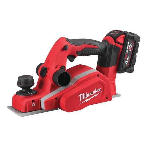 Рубанок акумуляторний MILWAUKEE, M18 BP-402C, 82мм (+зар.пристрій, 2акум.Х 4Аг,кейс) 4933451114 фото