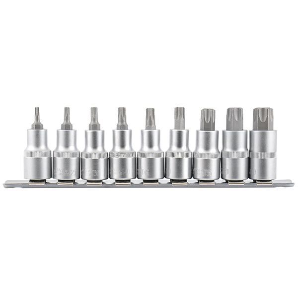 Набір головок торцевих TORX на планці Molder 1/2 - CR-V 9шт MT68009 фото
