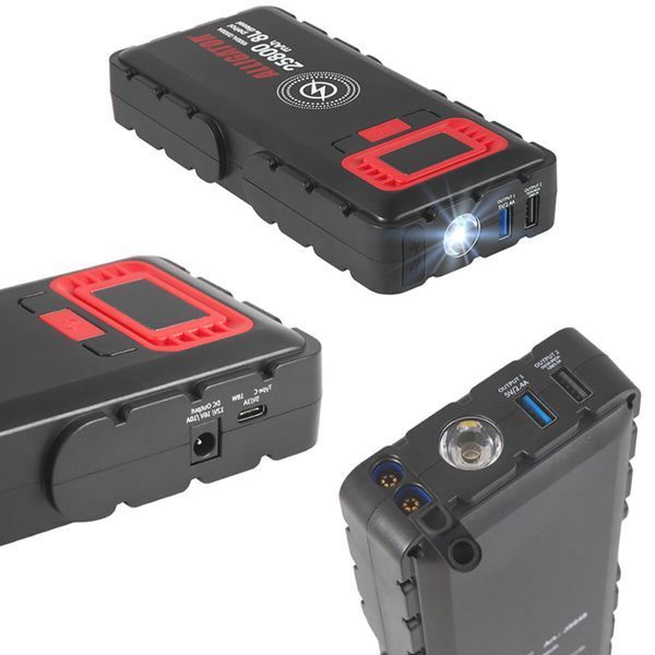 Пусковий пристрій Alligator Jump Starter 1500A/2500A 25800mAh зі Smart-клемами та безпровідною зарядкою JS848 фото
