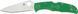 Ніж Spyderco Endura 4 Lightweight Flat Ground Green 87.01.31 фото 1
