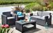 Комплект садових меблів Keter Monaco set, сірий 8711245128177 фото 4