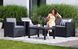Комплект садових меблів Keter Monaco set, сірий 8711245128177 фото 8