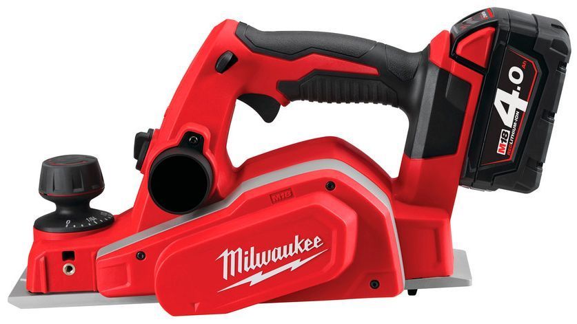 Рубанок акумуляторний MILWAUKEE, M18 BP-402C, 82мм (+зар.пристрій, 2акум.Х 4Аг,кейс) 4933451114 фото