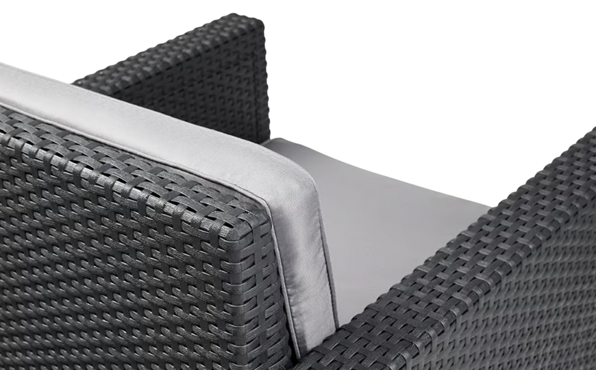 Комплект садових меблів Keter Monaco set, сірий 8711245128177 фото