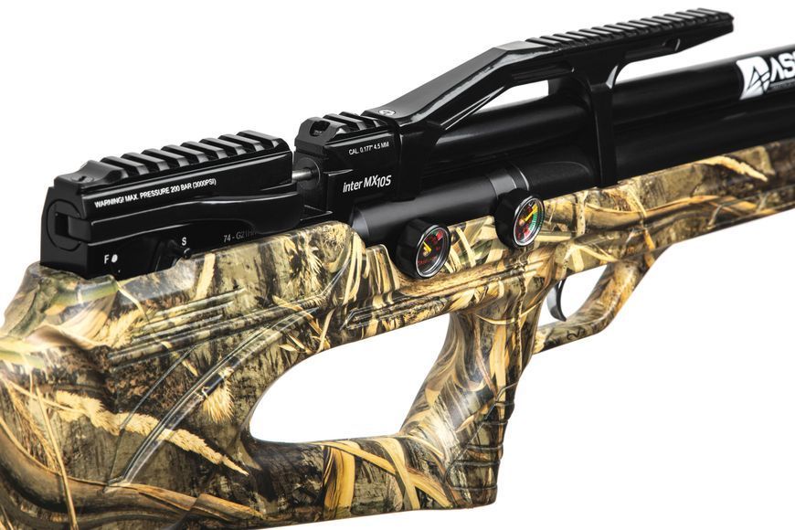 Пневматическая Редукторная PCP винтовка Aselkon MX10-S Camo Max 5 кал. 4.5 1003771 фото