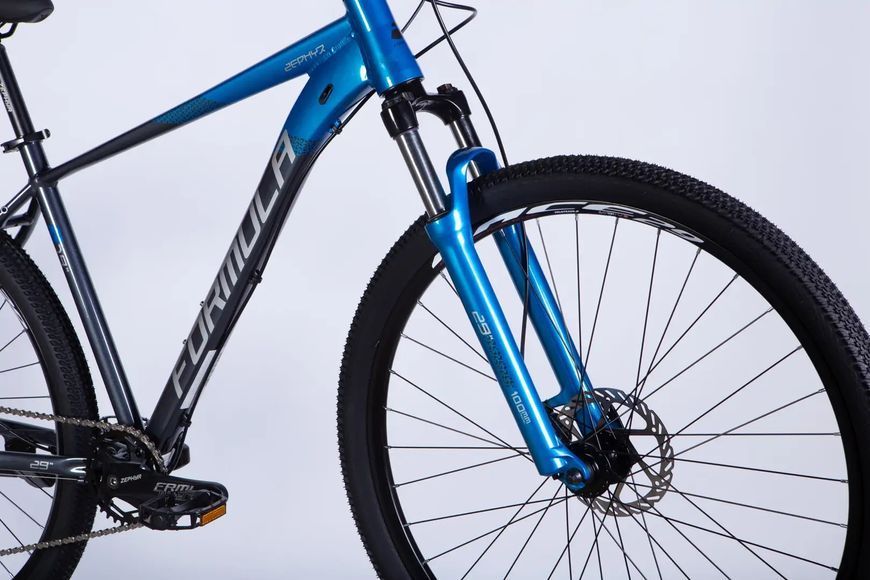 Велосипед AL 29 Formula ZEPHYR 1.0 HDD рама-19 синьо-сірий 2026 OPS-FR-29-452 фото