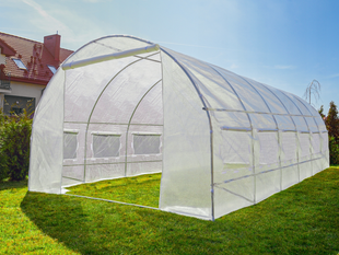 Садова теплиця парник LEOBRO Garden 18м2 White (LB-G105-WHT) LB-G105-WHT фото