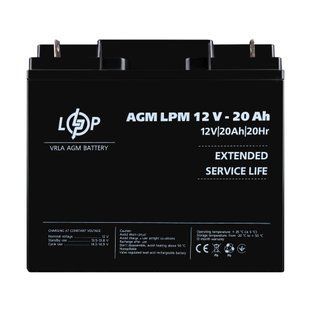 Акумулятор AGM LPM 12V - 20 Ah LP4163 фото