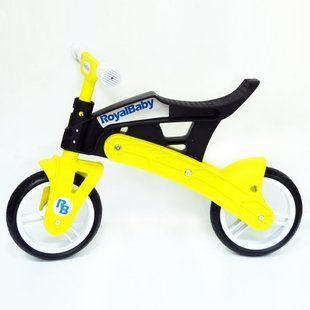 Беговел Real Baby, чорно-жовтий KB7500 BLK/YELLOW фото