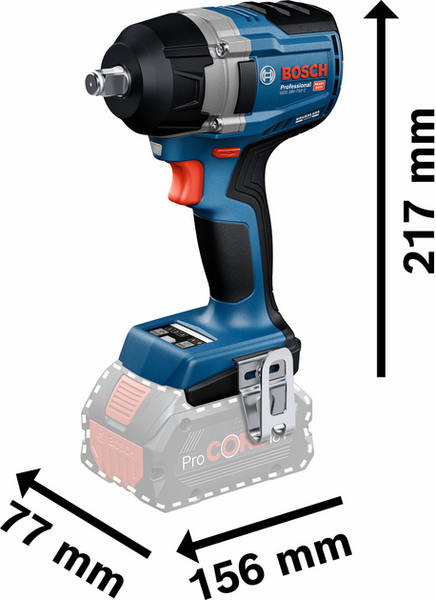 Акумуляторний гайкокрут Bosch GDS 18V-750 C (06019L9002) 06019L9002 фото