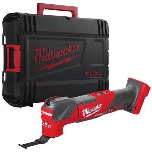 Інструмент багатофунціональний акумуляторний MILWAUKEE, M18 FMT-0X (+ універсальне лезо, шліф. підошва, шліф. папір, HD кейс) 4933478491 фото