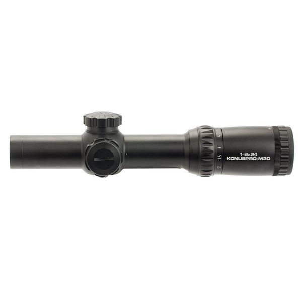 Оптичний приціл KONUS KONUSPRO M-30 1-6x24 Circle Dot IR + Безкоштовна доставка 7182 фото