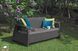 Софа садова пластикова Keter Corfu love seat max, сіра 8711245158761 фото 5