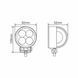 Фара світлодіодна Brevia ERISTAR 4D Spot 10-30V, 12W (4x3W), 880Lm, 1шт 10602RLX1 фото 6