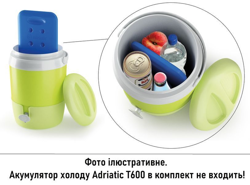 Термоємність для напоїв та продуктів Adriatic 6 л, салатова 8002936900609 фото