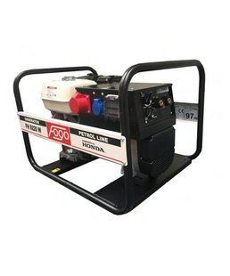 Апарат дугового зварювання з генераторною установкою FH9220W 3ф-7,8кВА/1ф-4,0кВт, звар.стр-220А, двиг.Honda-GX390, бак 6,2л FH 9220 W фото