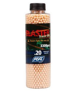 Страйкбольні кульки ASG Blaster Tracer 0,20 гр, 3300 шт. red (6 мм) 2370.41.52 фото