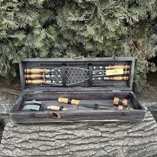Подарунковий набір Mzavod Майстер BBQ темна текстура 1190210000866 фото