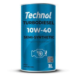 Моторне масло Technol Turbodiesel 10W-40, 1л TL90984 фото