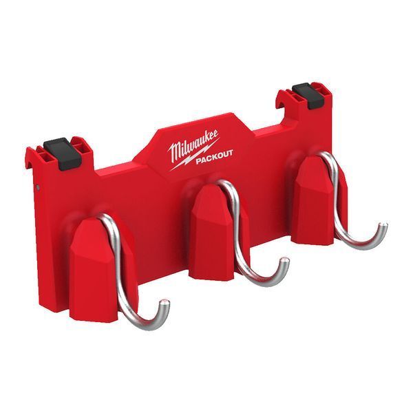 Тримач бічний для кейсів PACKOUT&trade; MILWAUKEE з гачками (3шт) 4932498650 фото