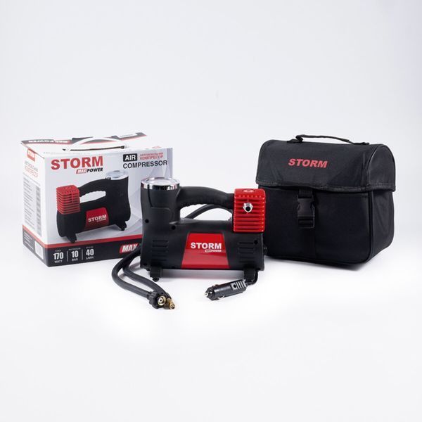 Компресор автомобільний Storm Max Power 10 Атм 40 л/хв 170 Вт 20500 фото