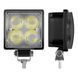 Фара світлодіодна Brevia Epistar 4D Spot 10-30V, 12W (4x3W), 880Lm, 1шт 10602QLX1 фото 2