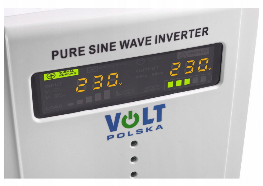 Гібридний ДБЖ/інвертор Volt Polska SINUS PRO 2000 E 12/230V 1250/2000W (3SP092012E) 3SP092012E фото