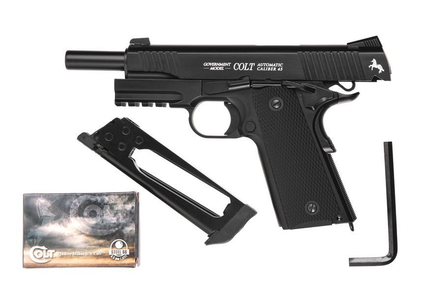Пневматичний пістолет Umarex Colt M45 CQBP Black Blowback (5.8176) 1003437 фото