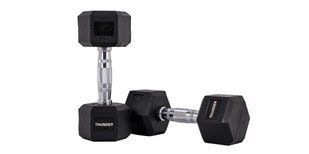 Гантель шестигранна THUNDER 7,5 кг HEXAGONAL-DUMBBELLS-7,5KG фото