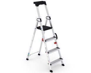 Одностороння стрем-#039;янка VIRASTAR HAZAR 3+1 сходинок HA103 фото