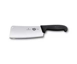 Кухонний ніж сокирка Victorinox Fibrox Cleaver 190 мм для рубання м'яса та кісток (5.4003.19) 5.4003.19 фото