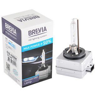 Ксенонова лампа Brevia D1S +50%, 4300K, 85V, 35W PK32d-2, 1шт 85114MP фото