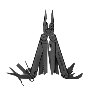 Мультитул Leatherman WAVE PLUS BLACK, синтетический чехол, карт. коробка (832526) 4007372 фото