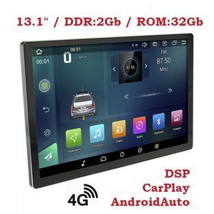 Універсальна штатна магнітола Cyclone C9-005 2/32Gb 4G DSP 13.1&rdquo; Cyclone C9-005 13" DSP GSM фото