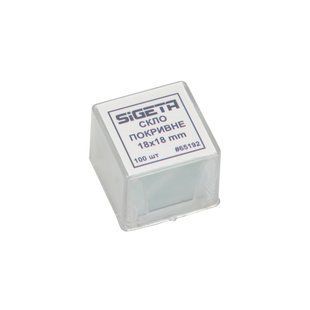 Покривне скло SIGETA 18x18 мм (100 шт.) - Безкоштовна доставка 65192 фото