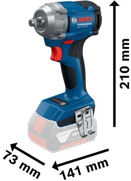 Акумуляторний ударний гайкокрут Bosch GDS 18V-350 (06019M5021) 06019M5021 фото