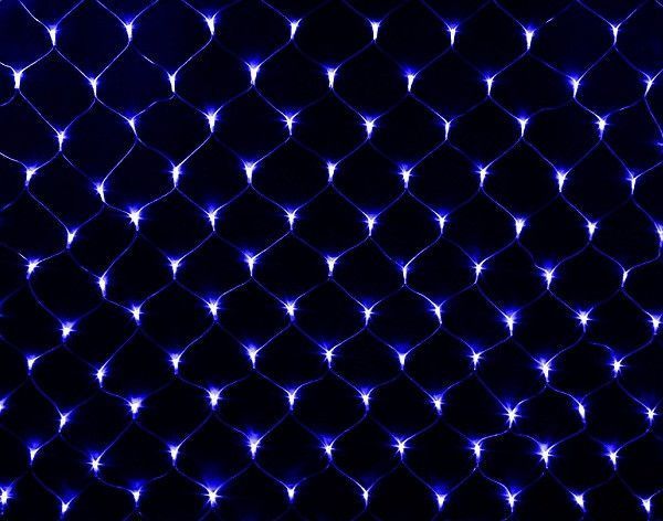 Гірлянда Сітка , 100 LED, Jumi 1x1 м, колір блакитний 5900410537583 фото