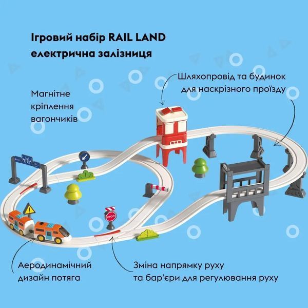 Ігровий набір OTAMANKO RAIL LAND електрична залізна дорога 532.02.89 фото
