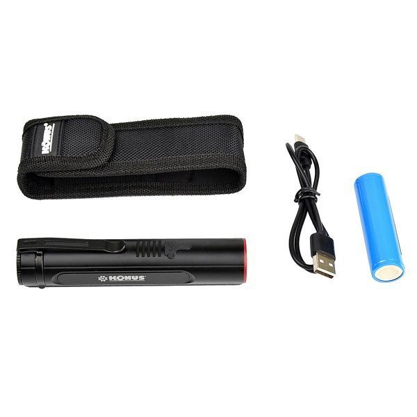 Ліхтар KONUS KONUSLIGHT-2K (1000/2000 Lm) USB Rechargeable - Безкоштовна доставка 3930 фото
