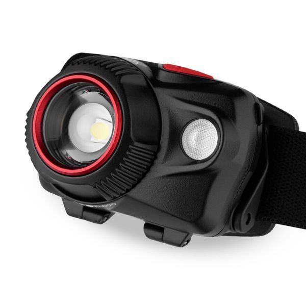 Ліхтар налобний Brevia 520Lm, Focus Control, 800mAh/3xAAA, IP64 (білий/червоний) 14520FBX1 фото