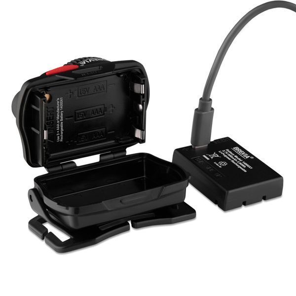 Ліхтар налобний Brevia 520Lm, Focus Control, 800mAh/3xAAA, IP64 (білий/червоний) 14520FBX1 фото