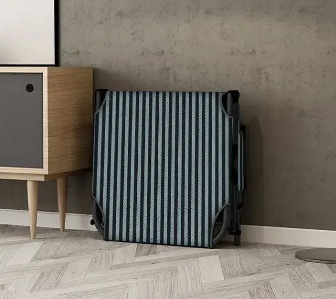 Розкладне ліжко (розкладачка) з Mesh-матрацом і подушкою LEOBRO Striped (LB-FB-A2-STR) LB-FB-A2-STR фото