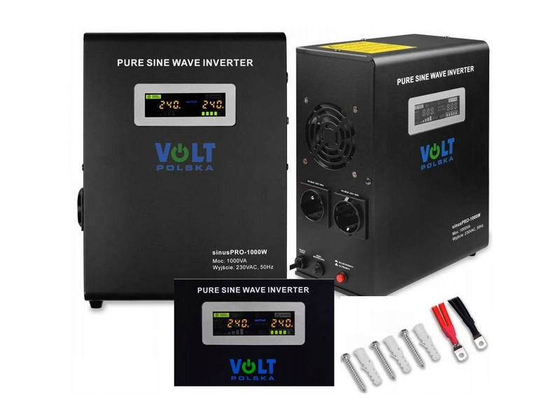 Аварійний комплект Volt Polska SINUS PRO 800 W 12/230V 500/800W + Акумулятор VOLT VRLA DEEP CYCLE 110Ah 12V 800W110GEL фото