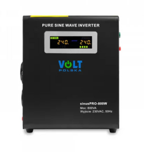 Гібридний ДБЖ/інвертор Volt Polska SINUS PRO 800 W 12/230V 500/800W (3SP098012W) 3SP098012W фото