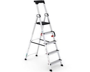 Одностороння стрем-#039;янка VIRASTAR HAZAR 4+1 сходинок HA104 фото